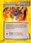 Fire Cube 01 (122/147) [Aquapolis] Reverse Holofoil