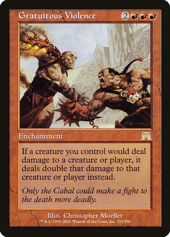 Gratuitous Violence [Onslaught] Foil