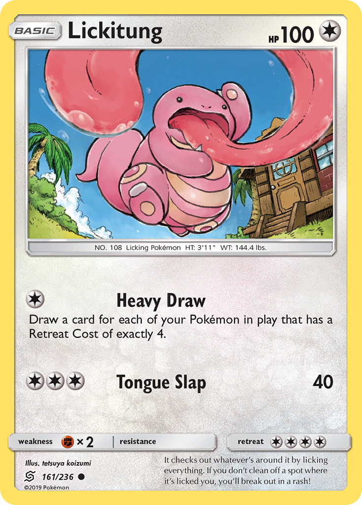 Lickitung (161/236) [Sun & Moon: Unified Minds] Reverse Holofoil