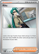 Rika (172/182) [Scarlet & Violet: Paradox Rift] Reverse Holofoil