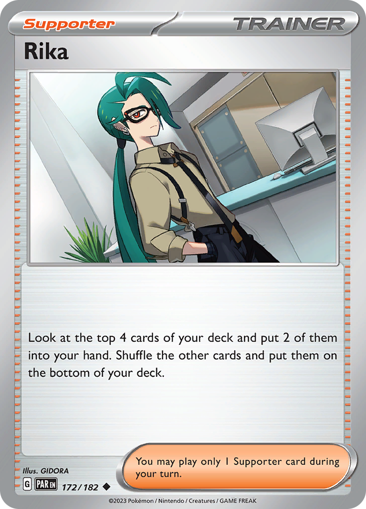 Rika (172/182) [Scarlet & Violet: Paradox Rift] Reverse Holofoil