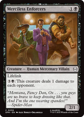 Merciless Enforcers [Marvel's Spider-Man] Foil