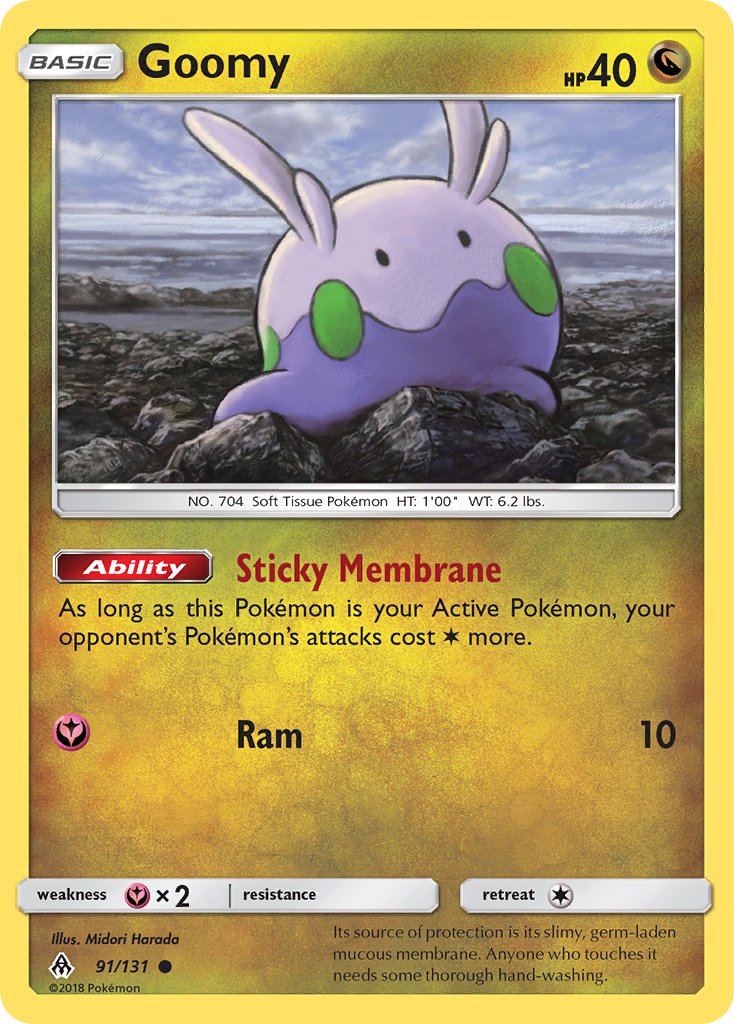 Goomy (91/131) [Sun & Moon: Forbidden Light] Reverse Holofoil