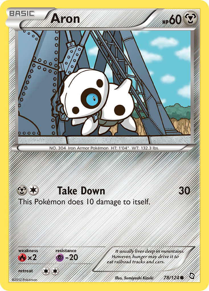 Aron (78/124) [Black & White: Dragons Exalted] Reverse Holofoil