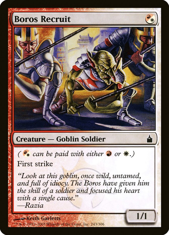 Boros Recruit [Ravnica: City of Guilds] Foil