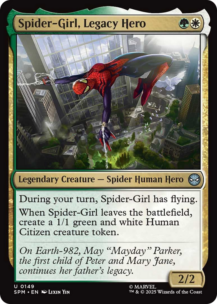 Spider-Girl, Legacy Hero [Marvel's Spider-Man] Foil