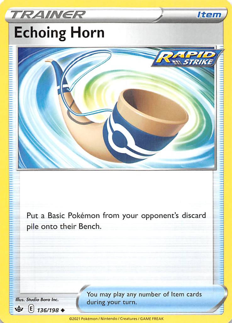 Echoing Horn (136/198) [Sword & Shield: Chilling Reign] Reverse Holofoil