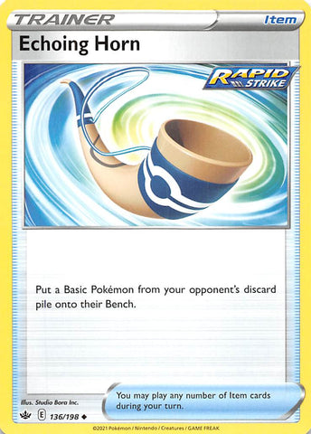 Echoing Horn (136/198) [Sword & Shield: Chilling Reign] Reverse Holofoil