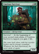 Cautious Survivor [Duskmourn: House of Horror] Foil
