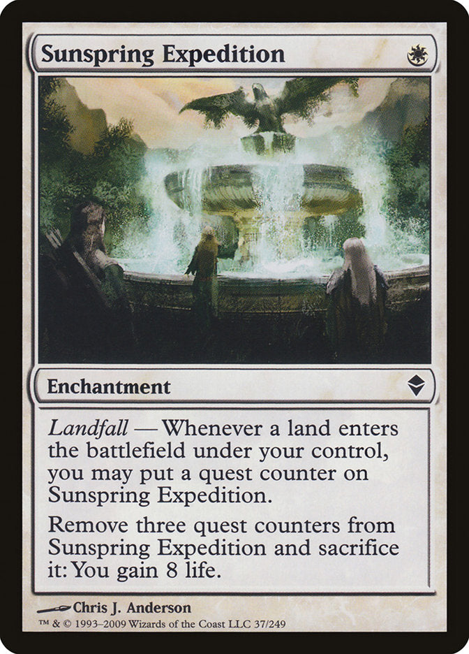 Sunspring Expedition [Zendikar] Foil