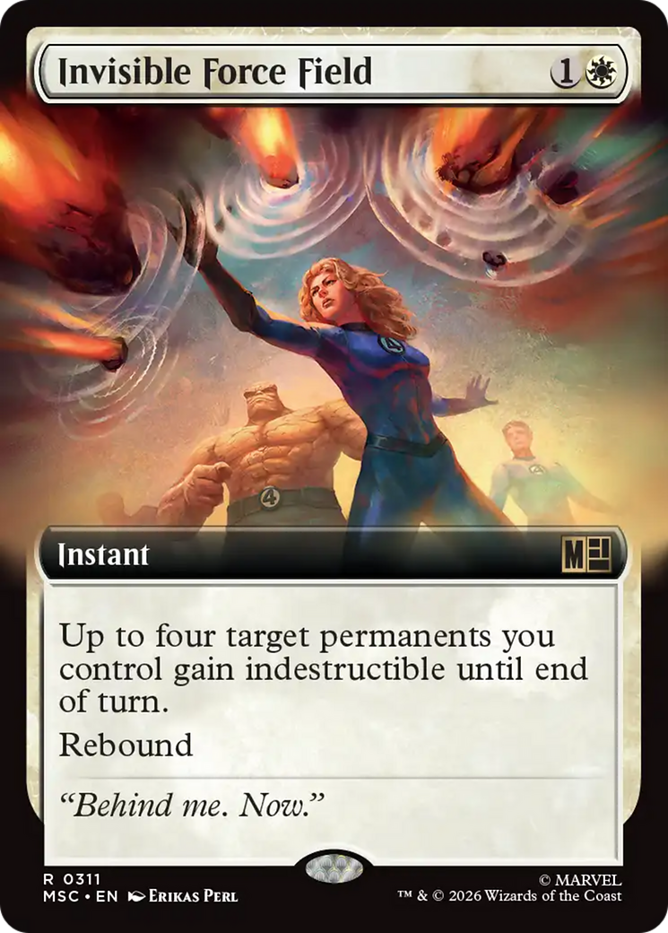 Invisible Force Field (Extended Art) [Marvel Super Heroes Commander] Foil