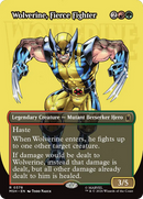 Wolverine, Fierce Fighter (Borderless) [Marvel Super Heroes] Foil