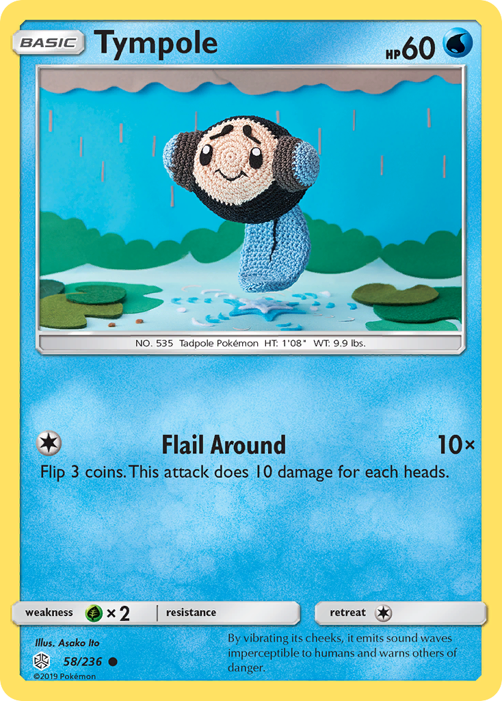Tympole (58/236) [Sun & Moon: Cosmic Eclipse] Reverse Holofoil