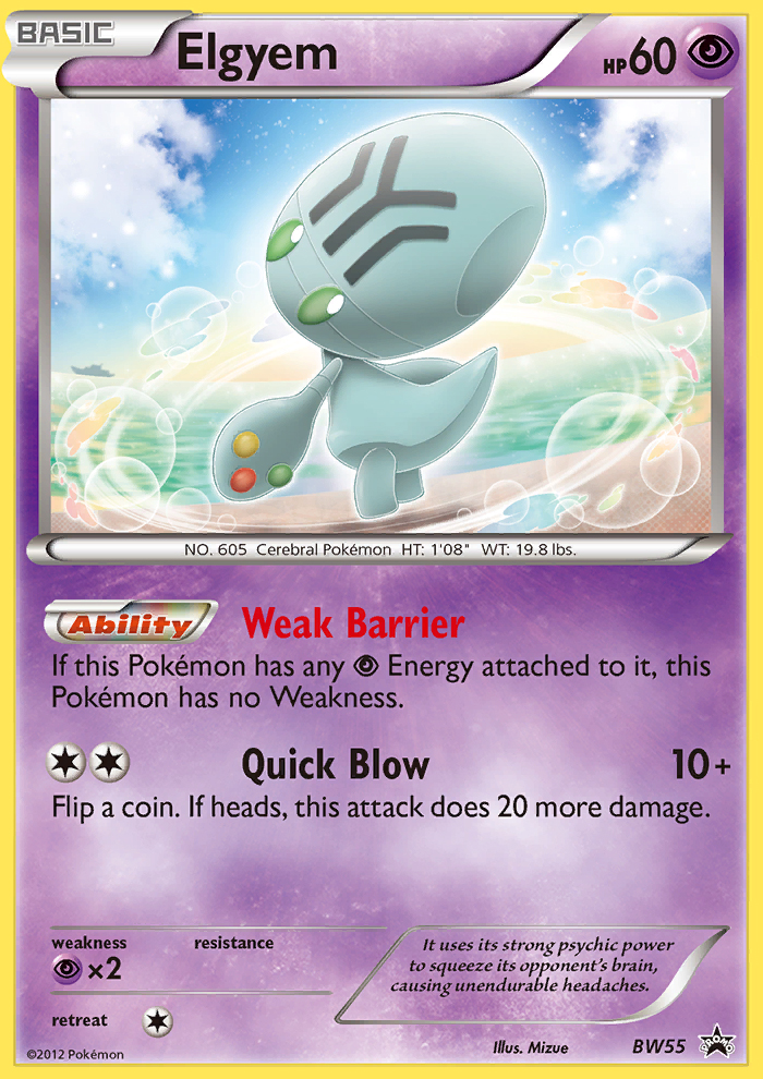 Elgyem (BW55) [Black & White: Black Star Promos] Holofoil