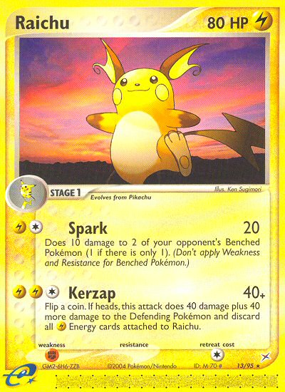 Raichu (13/95) [EX: Team Magma vs Team Aqua] Reverse Holofoil