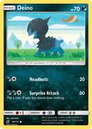 Deino (60/111) [Sun & Moon: Crimson Invasion] Reverse Holofoil