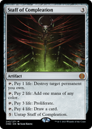 Staff of Compleation (Promo Pack) [Phyrexia: All Will Be One Promos] Foil