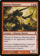 Ruinous Minotaur [Zendikar] Foil