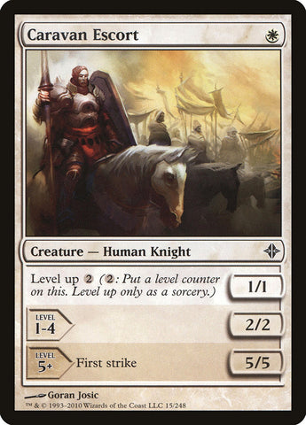 Caravan Escort [Rise of the Eldrazi] Foil