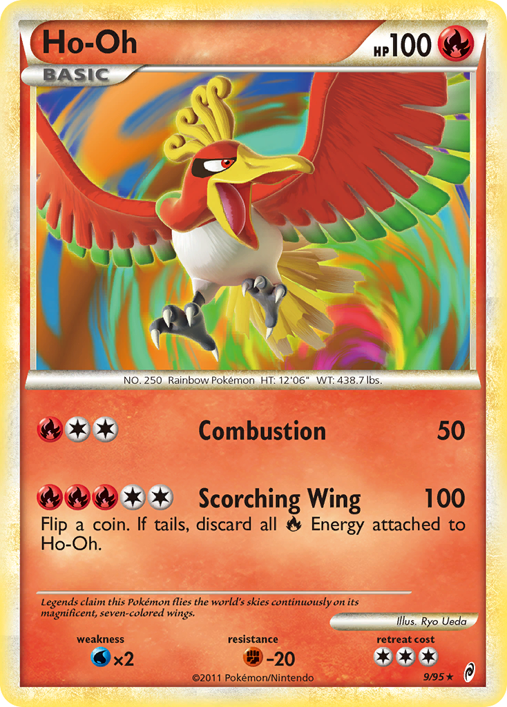 Ho-Oh (9/95) [HeartGold & SoulSilver: Call of Legends] Reverse Holofoil