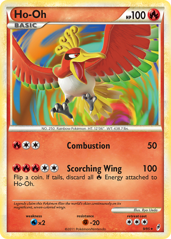 Ho-Oh (9/95) [HeartGold & SoulSilver: Call of Legends] Reverse Holofoil