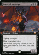 Infernal Sovereign (Extended Art) [March of the Machine Commander] Foil