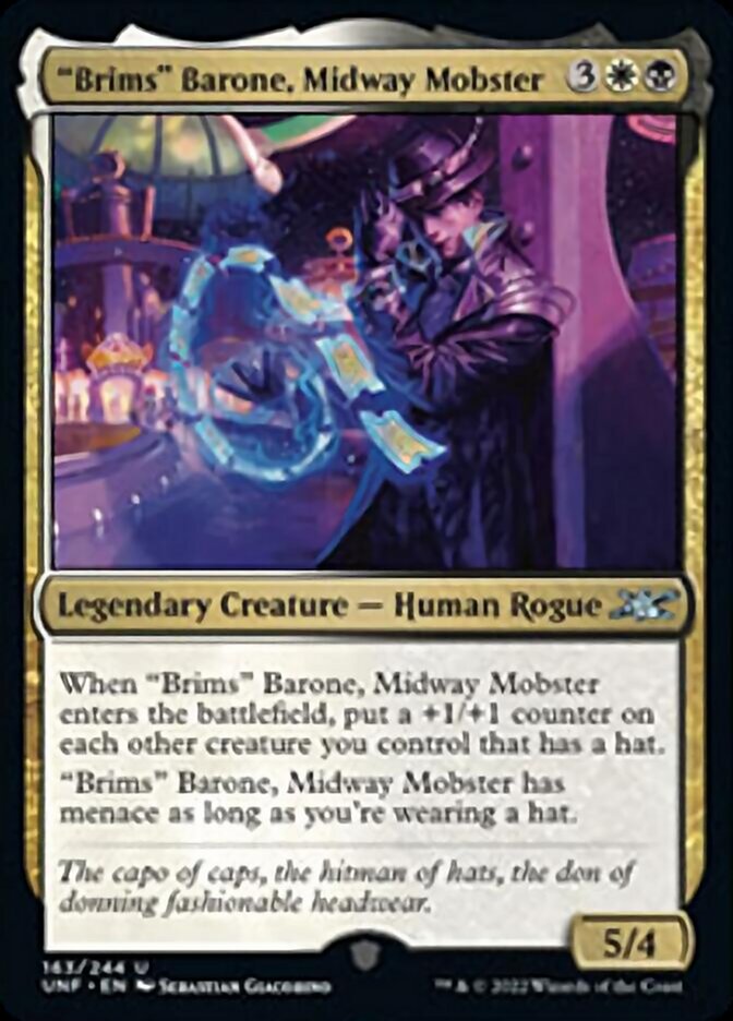 "Brims" Barone, Midway Mobster [Unfinity] Foil