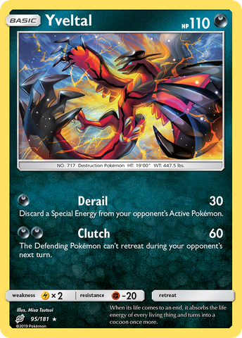 Yveltal (95/181) [Sun & Moon: Team Up] Reverse Holofoil