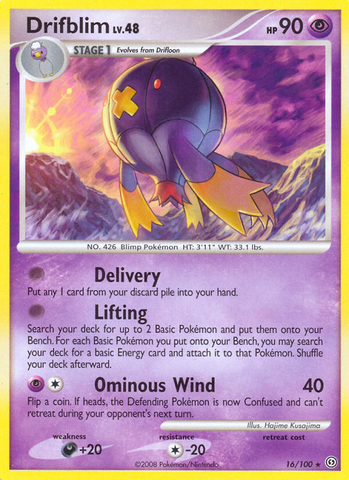 Drifblim (16/100) [Diamond & Pearl: Stormfront] Reverse Holofoil