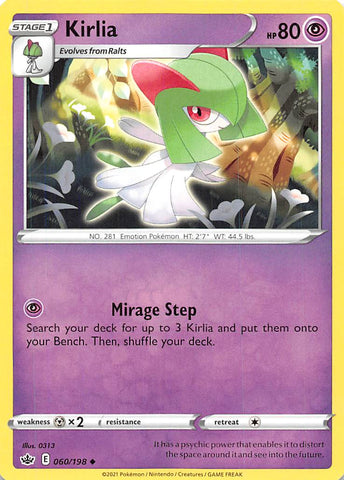 Kirlia (060/198) [Sword & Shield: Chilling Reign] Reverse Holofoil
