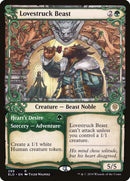 Lovestruck Beast // Heart's Desire (Showcase) [Throne of Eldraine] Foil