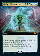 Body of Research (Extended Art) [Strixhaven: School of Mages] Foil