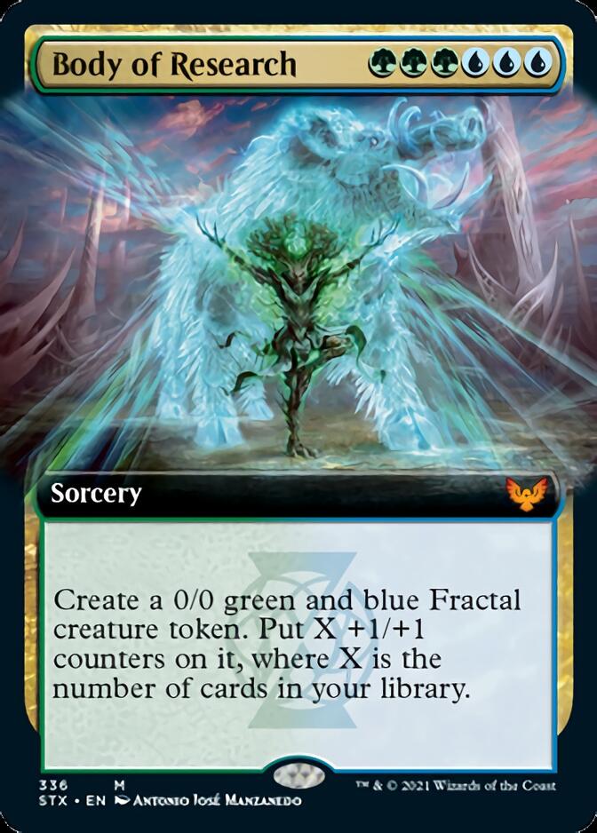 Body of Research (Extended Art) [Strixhaven: School of Mages] Foil
