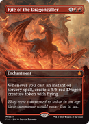 Rite of the Dragoncaller (Borderless) [Foundations] Foil