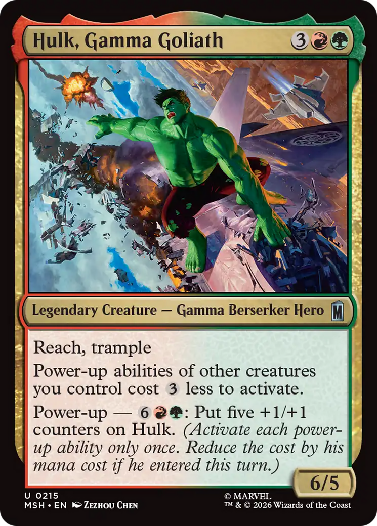 Hulk, Gamma Goliath [Marvel Super Heroes] Foil