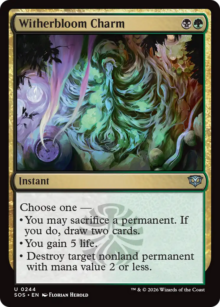 Witherbloom Charm [Secrets of Strixhaven] Foil