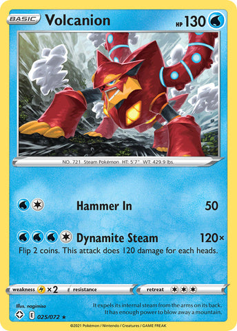 Volcanion (025/072) [Sword & Shield: Shining Fates] Reverse Holofoil