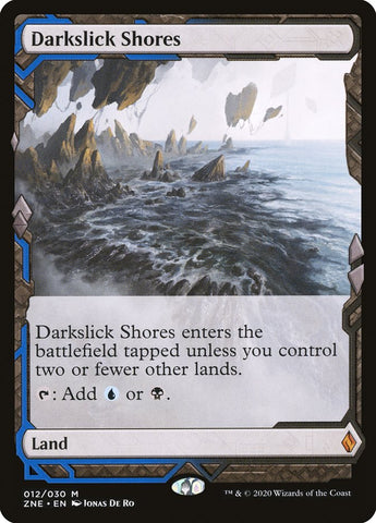 Darkslick Shores (Expeditions) [Zendikar Rising Expeditions] Foil