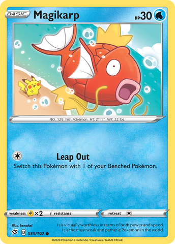 Magikarp (039/192) [Sword & Shield: Rebel Clash] Reverse Holofoil