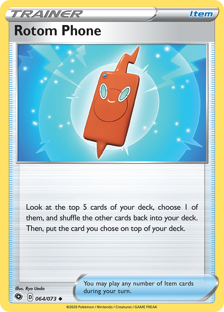 Rotom Phone (064/073) [Sword & Shield: Champion's Path] Reverse Holofoil