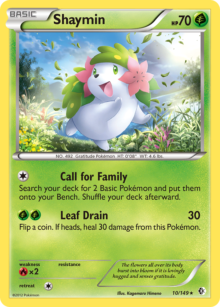 Shaymin (10/149) [Black & White: Boundaries Crossed] Reverse Holofoil