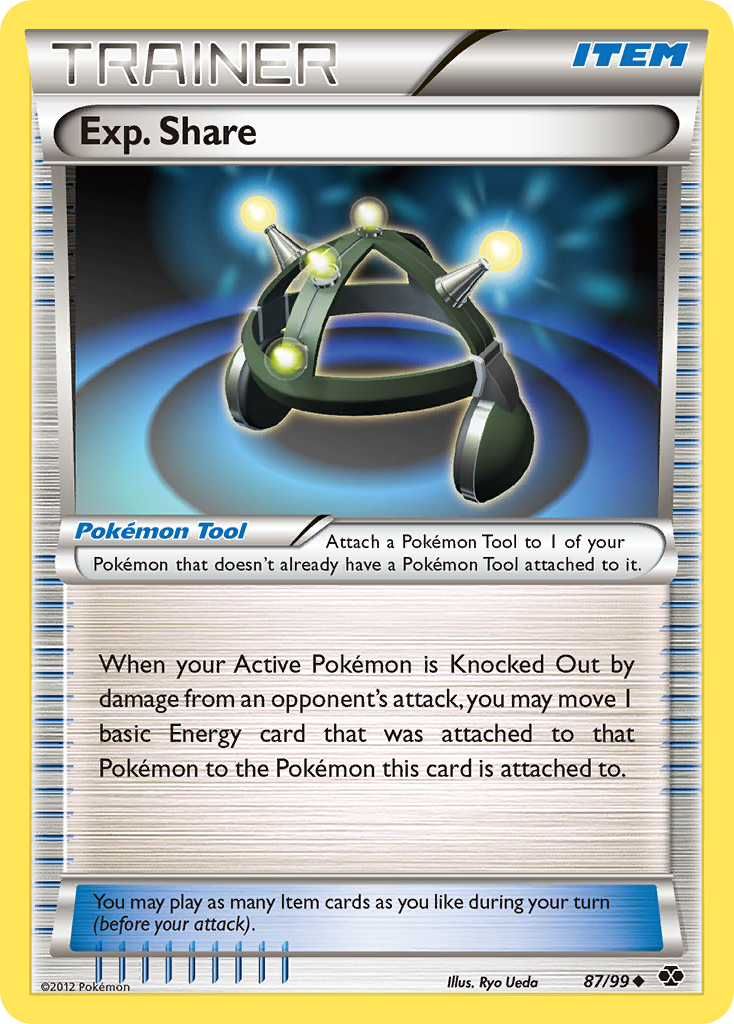Exp. Share (87/99) [Black & White: Next Destinies] Reverse Holofoil