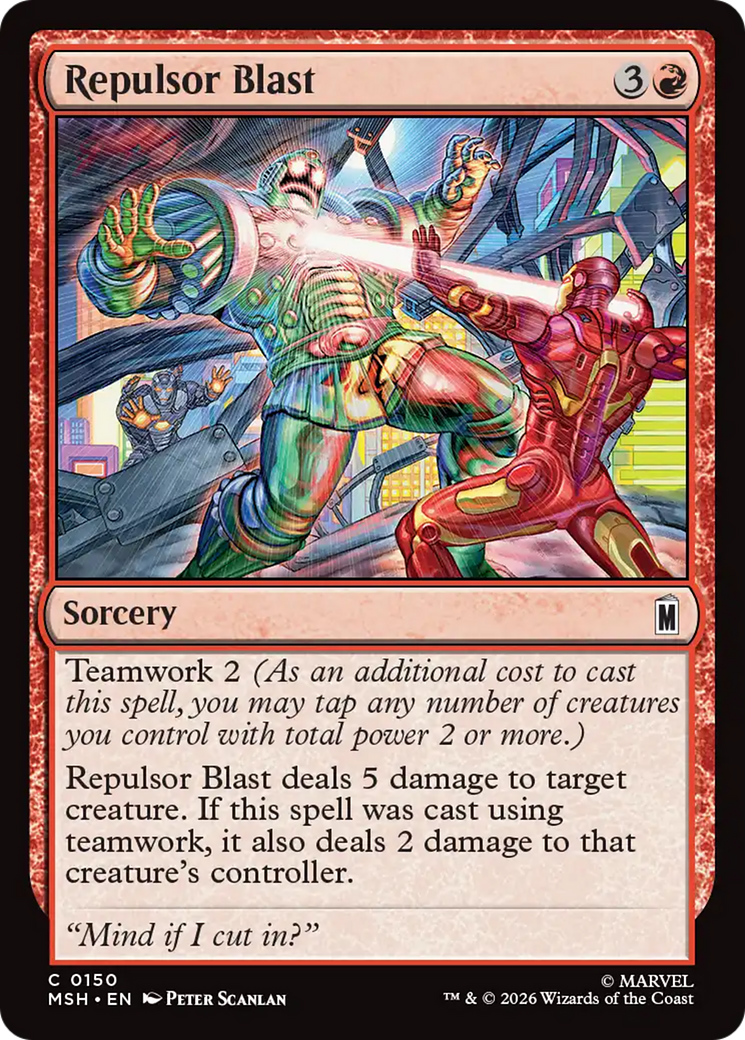 Repulsor Blast [Marvel Super Heroes] Foil