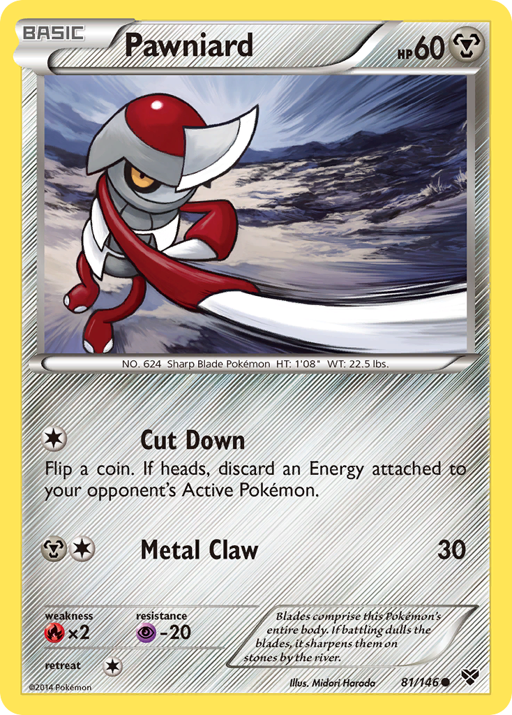 Pawniard (81/146) [XY: Base Set] Reverse Holofoil