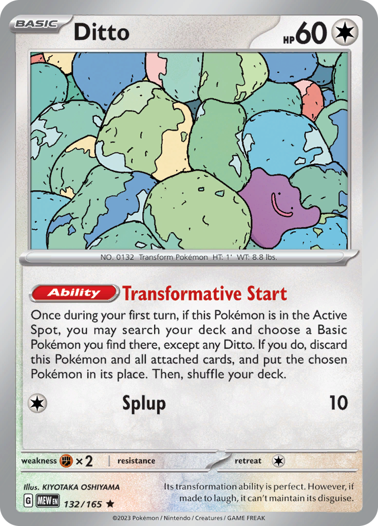 Ditto (132/165) [Scarlet & Violet 151] Reverse Holofoil
