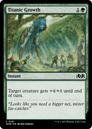 Titanic Growth [Wilds of Eldraine] Foil