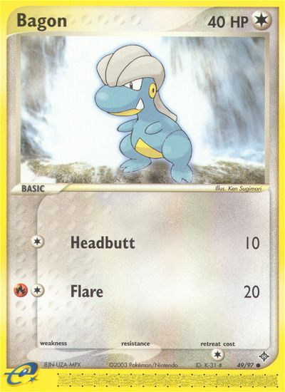 Bagon (49/97) [EX: Dragon] Reverse Holofoil