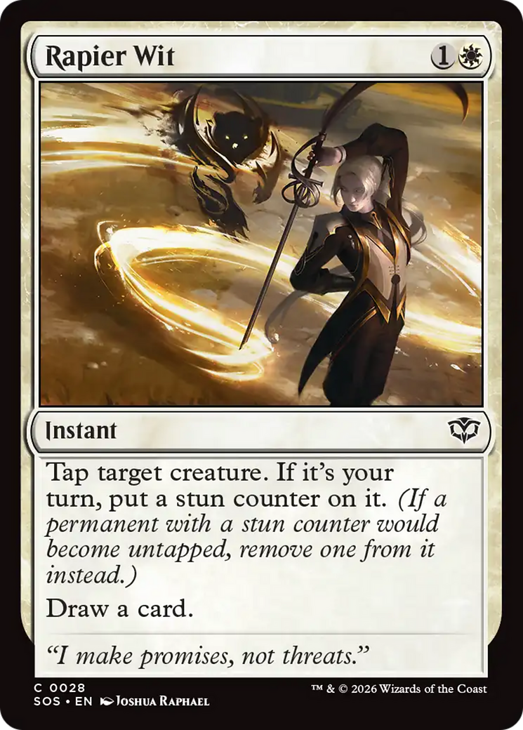 Rapier Wit [Secrets of Strixhaven] Foil