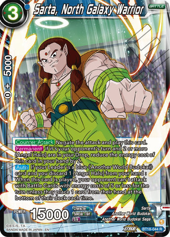 Sarta, North Galaxy Warrior (BT18-044) [Dawn of the Z-Legends] Parallel Foil