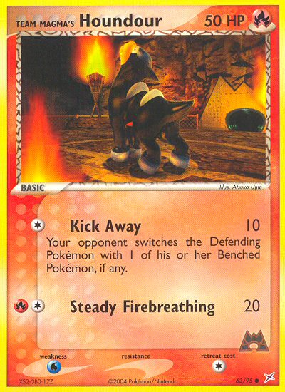 Team Magma's Houndour (63/95) [EX: Team Magma vs Team Aqua] Reverse Holofoil